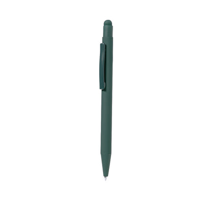 Esferográfica Alumínio. Acabamento Aborrachado Reffel