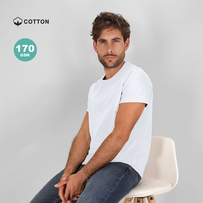 T-Shirt Adulto 170 g/m2 Branca Stiles