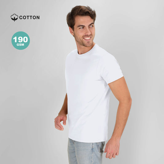 T-Shirt Adulto 190 g/m2 Branca Perkins