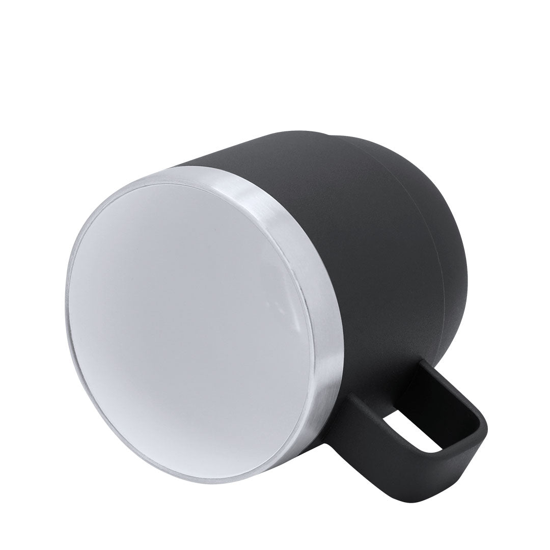 Taza Acero Inoxidable Reciclado Milayka 180ml - Doble Pared Interior Cerámico