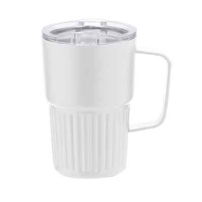 Finbar — Caneca Térmica 400ml Aço Inox Reciclado Biselado Fosco | 3 Cores
