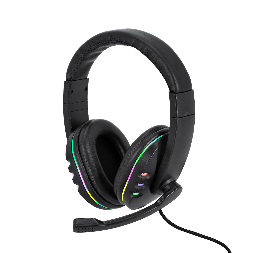 Auscultadores Gamer Sohan LED Multicolor - Som Surround Microfone