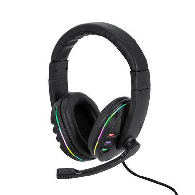Auscultadores Gamer Sohan LED Multicolor - Som Surround Microfone
