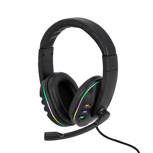 Auscultadores Gamer Sohan LED Multicolor - Som Surround Microfone