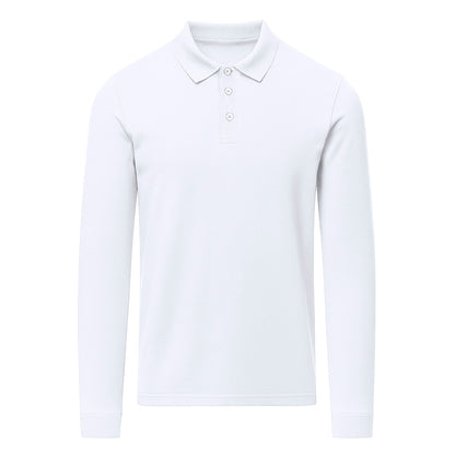 Polo Adulto Manga Larga Charlot 220g - 100% Algodón Ring Spun Piqué