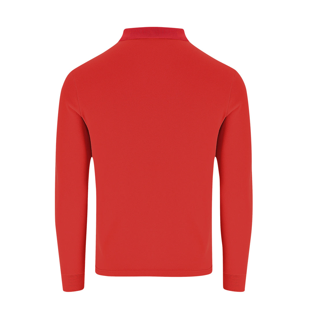 Polo Adulto Manga Larga Charlot 220g - 100% Algodón Ring Spun Piqué