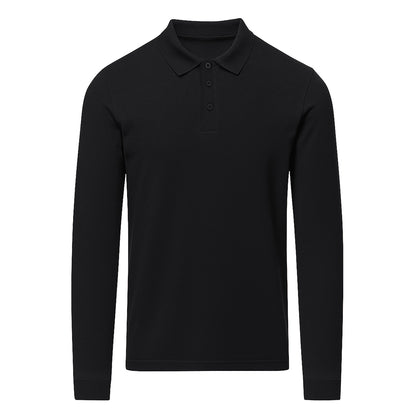 Polo Adulto Manga Larga Charlot 220g - 100% Algodón Ring Spun Piqué