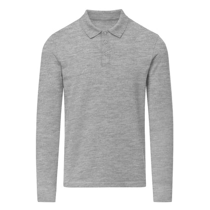 Polo Adulto Manga Larga Charlot 220g - 100% Algodón Ring Spun Piqué