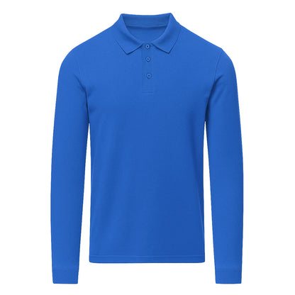 Polo Adulto Manga Larga Charlot 220g - 100% Algodón Ring Spun Piqué
