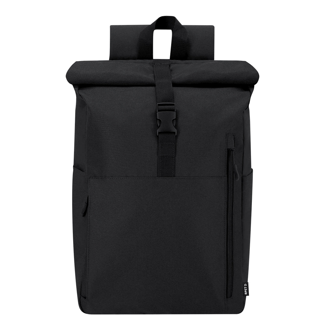 Mochila | Wendell | Poliéster 300D RPET | 26.5 x 13.5 x 45.5 cm | 2 Cores