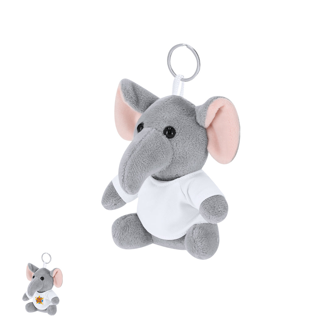 Porta-Chaves Peluche Gunnin Elefante