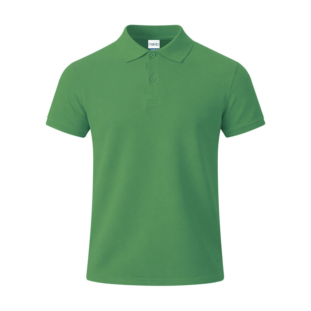Charles — Polo Adulto Algodón Piqué 180g | 13 Colores | S-XXXL | Bordado
