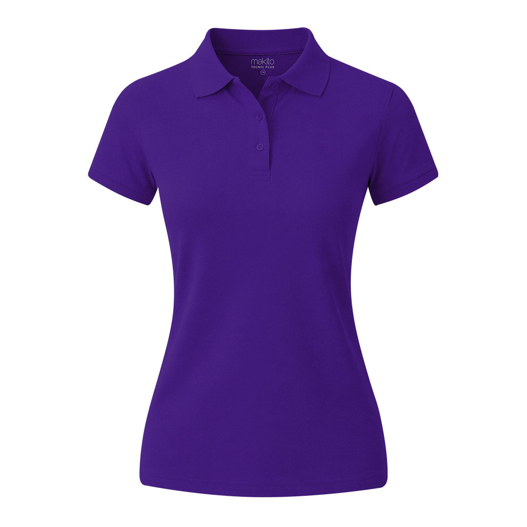 Tecnic Plus — Polo Mujer Poliéster Piqué 180g | 6 Colores | S-XXL | Bordado