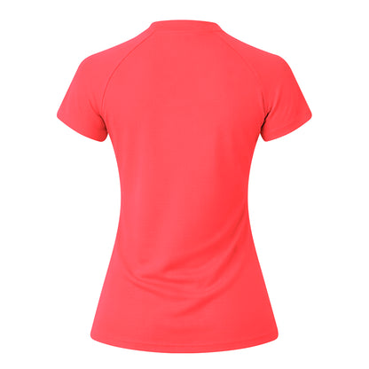 T-Shirt Técnica Feminina Cool Dry Cocker | Raglan Waffle Interlock 135g