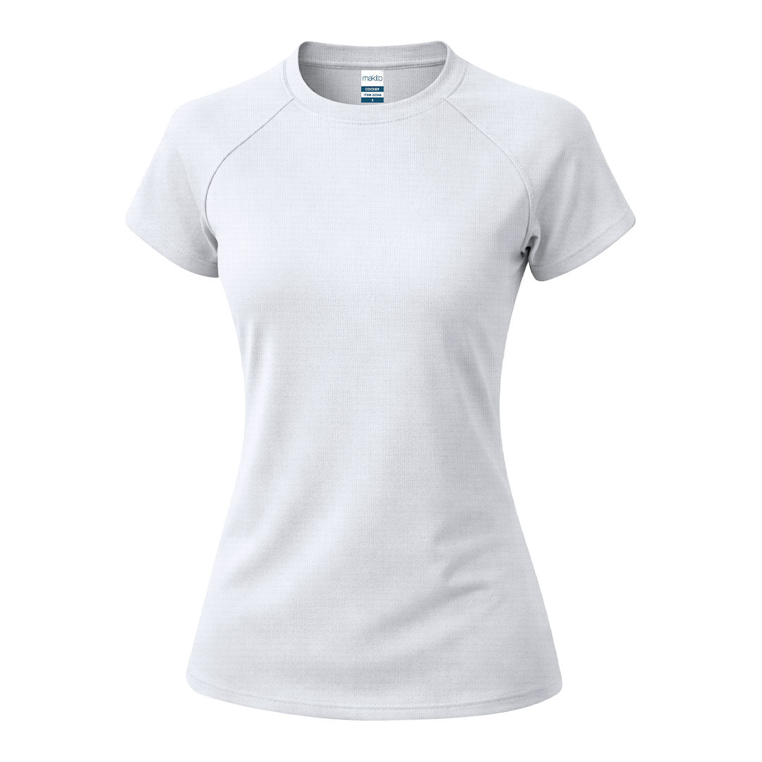 T-Shirt Técnica Feminina Cool Dry Cocker | Raglan Waffle Interlock 135g