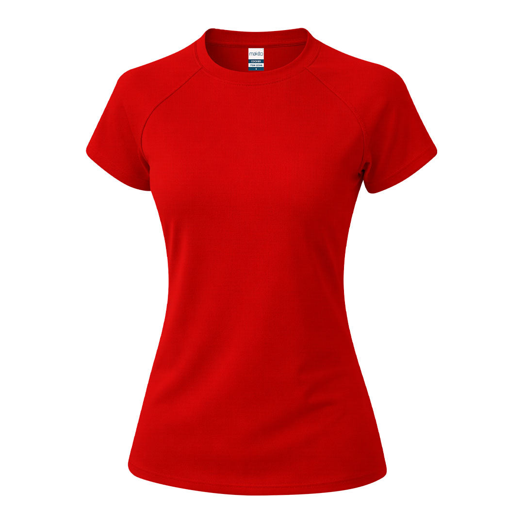 T-Shirt Técnica Feminina Cool Dry Cocker | Raglan Waffle Interlock 135g
