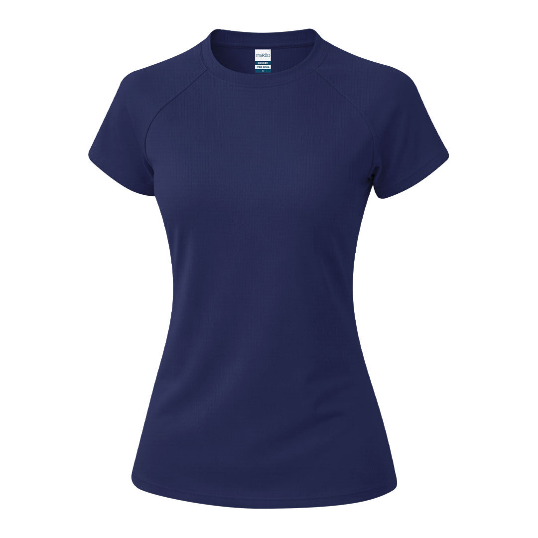 T-Shirt Técnica Feminina Cool Dry Cocker | Raglan Waffle Interlock 135g