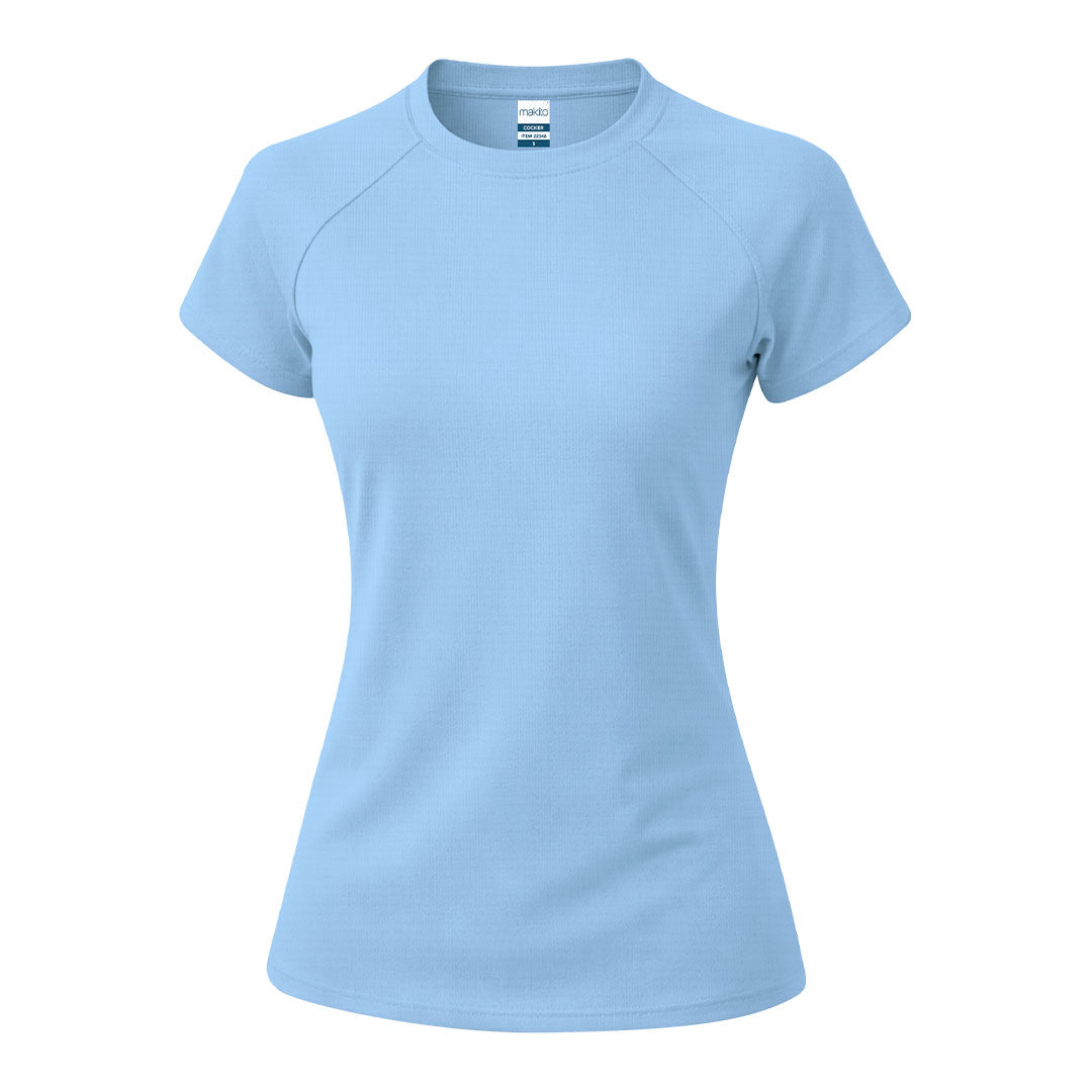 T-Shirt Técnica Feminina Cool Dry Cocker | Raglan Waffle Interlock 135g