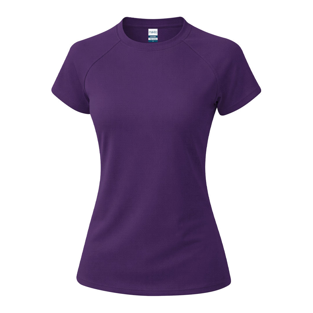 T-Shirt Técnica Feminina Cool Dry Cocker | Raglan Waffle Interlock 135g