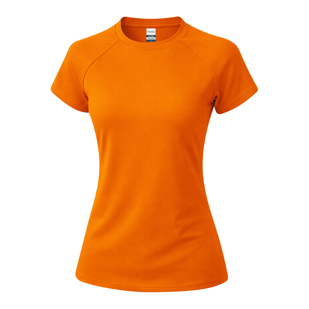 T-Shirt Técnica Feminina Cool Dry Cocker | Raglan Waffle Interlock 135g