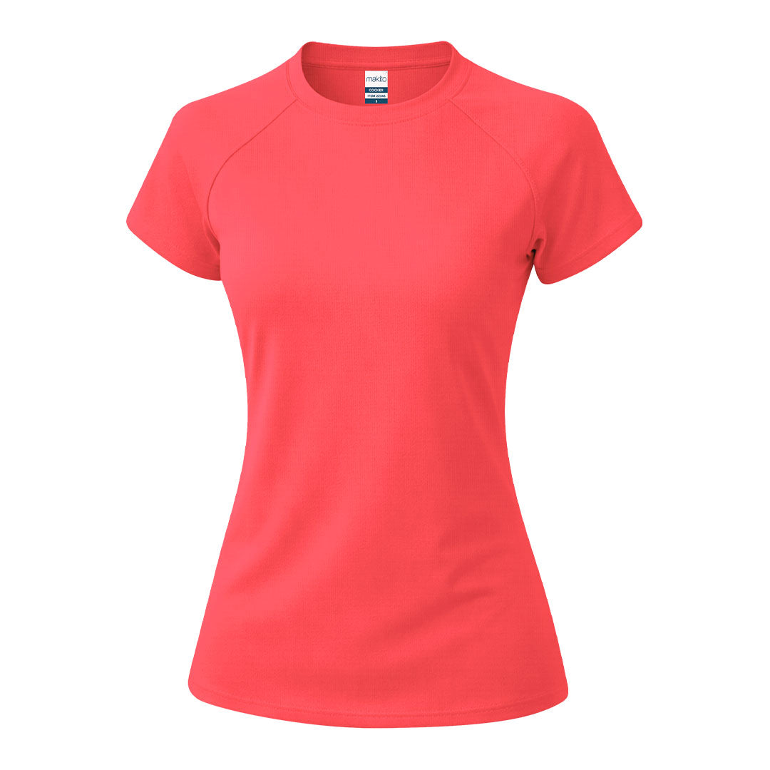 T-Shirt Técnica Feminina Cool Dry Cocker | Raglan Waffle Interlock 135g