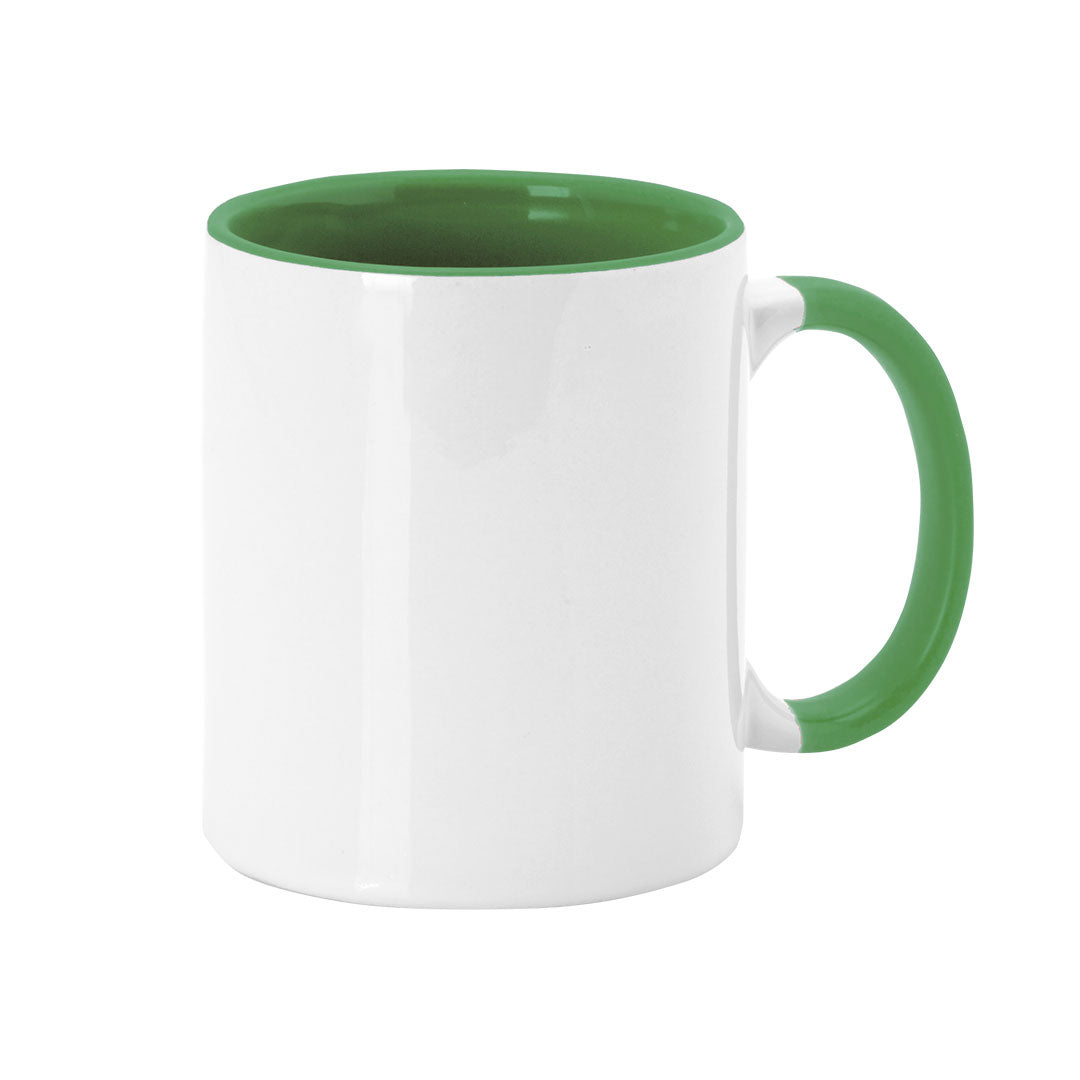 Caneca Sublimação Bicolor Verde