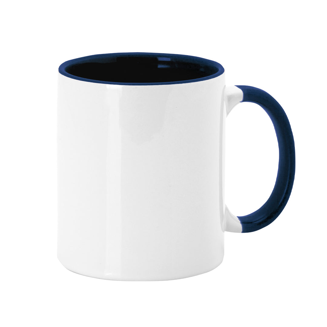 Caneca Sublimação Bicolor Marinho