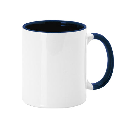 Caneca Sublimação Bicolor Marinho