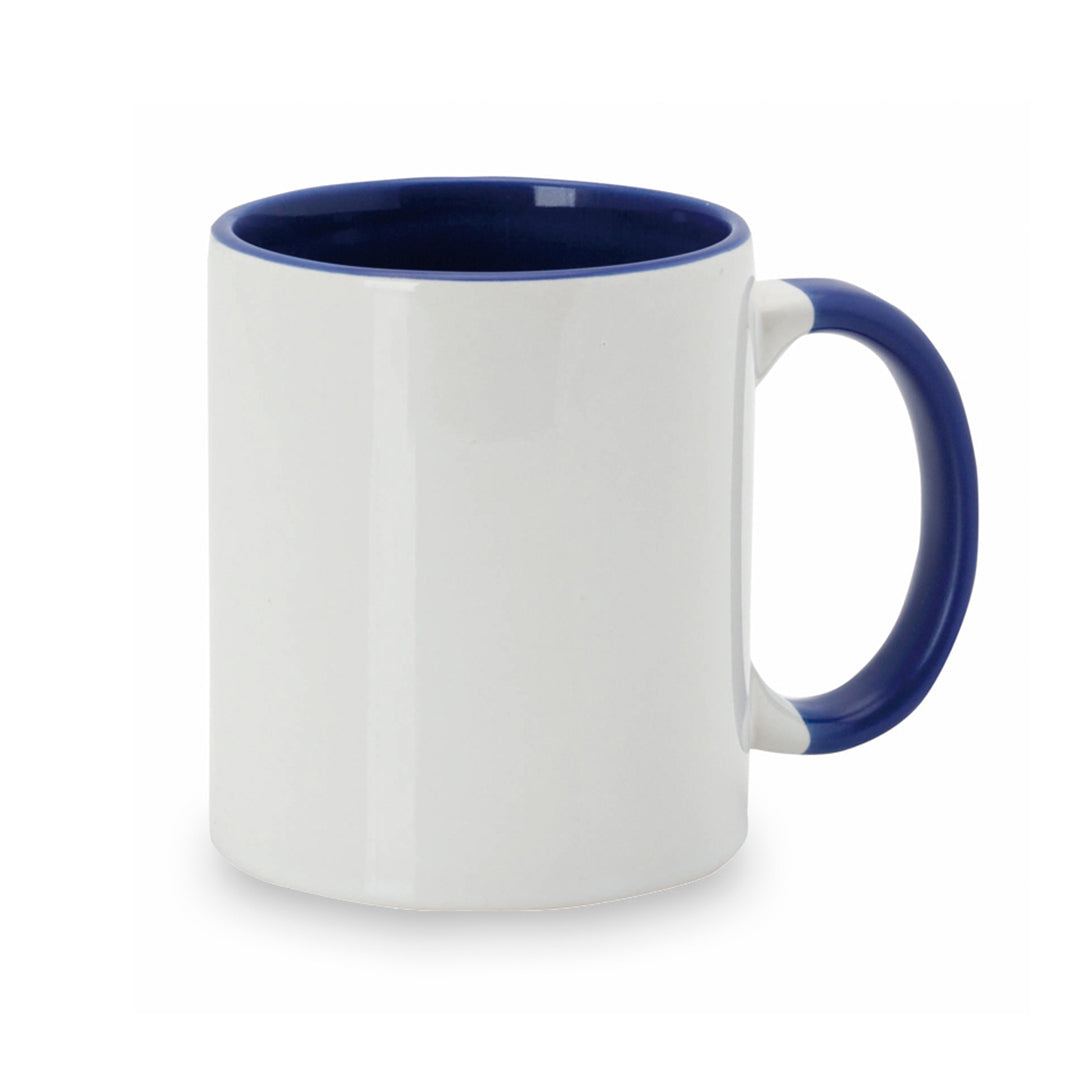 Caneca Sublimação Bicolor Azul