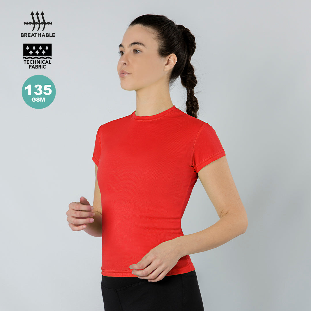 T-Shirt Técnica Feminina Tecnic Plus | 100% Poliéster
