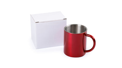 Taza de acero inoxidable Yozax 280ml - Diseño bicolor Caja individual