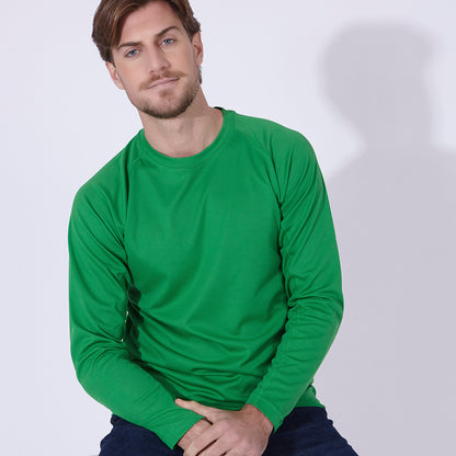Camisola Técnica Manga Comprida Tecnik Maik | Poliéster Respirável 135g | 8 Cores S-XXL