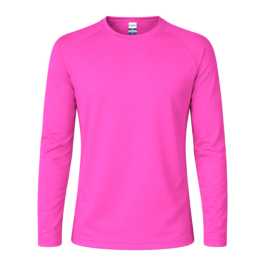 Camisola Técnica Manga Comprida Tecnik Maik | Poliéster Respirável 135g | 8 Cores S-XXL