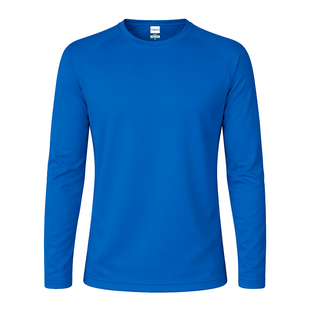 Camisola Técnica Manga Comprida Tecnik Maik | Poliéster Respirável 135g | 8 Cores S-XXL