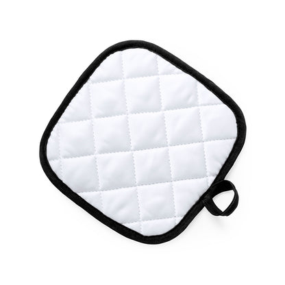 Agarrador Cocina Sublimación Kalmon | Poliéster Blanco Cara Lisa | 3 Colores | Regalo Cocina