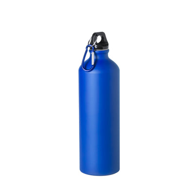 Delby — Botella Aluminio 800ml + Mosquetón Metálico | 9 Colores | Deporte