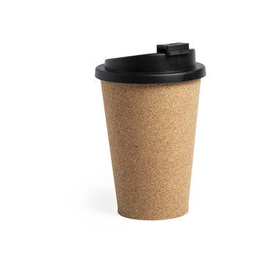 Plibun — Vaso Térmico Corcho + PP | Natural | Línea Nature | Sostenible
