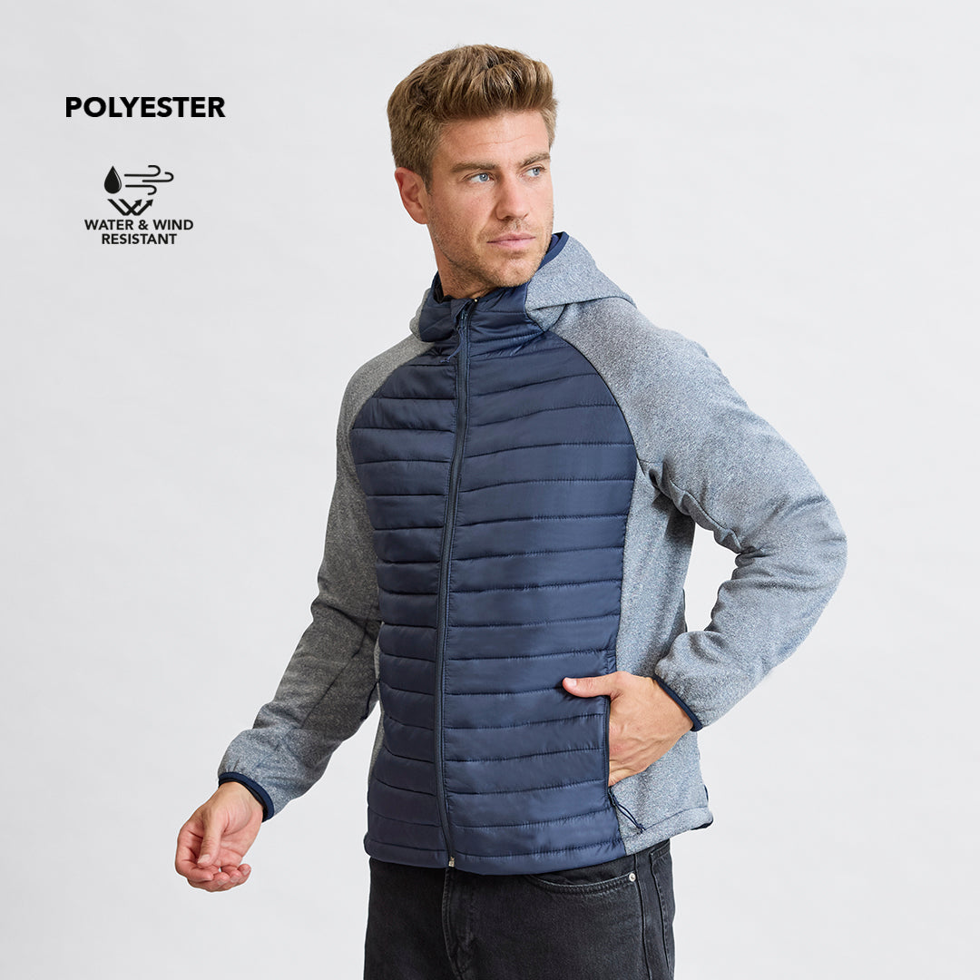 Casaco Soft Shell Acolchoado Kimpal | Impermeável Respirável com Capuz Unisexo