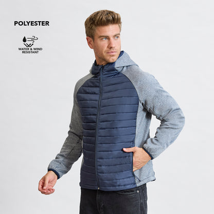 Casaco Soft Shell Acolchoado Kimpal | Impermeável Respirável com Capuz Unisexo