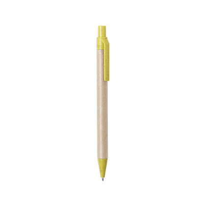 Esferográfica Cartão Reciclado/ Palha de Trigo/ ABS Desok