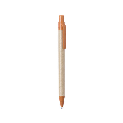Esferográfica Cartão Reciclado/ Palha de Trigo/ ABS Desok