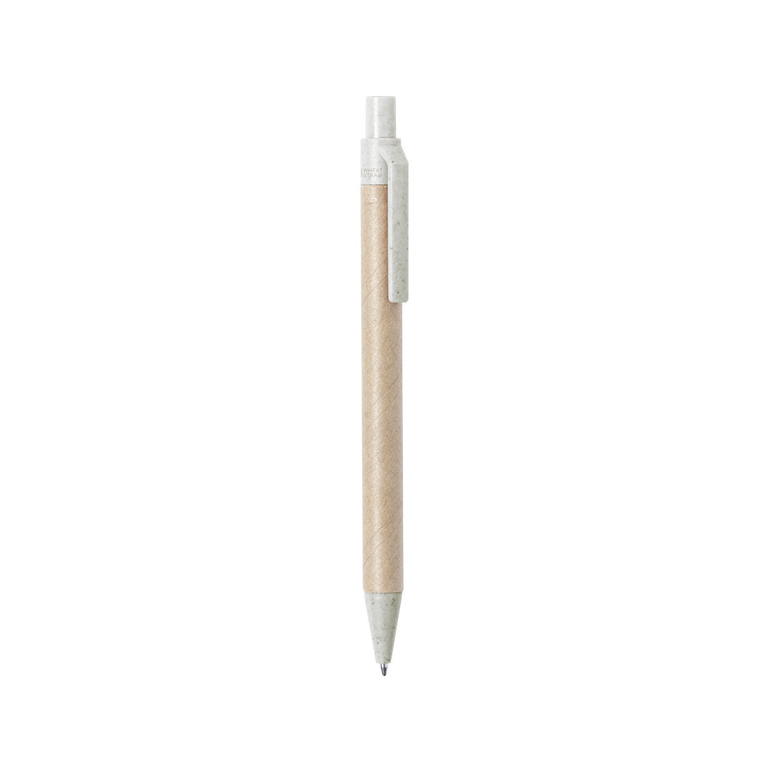 Esferográfica Cartão Reciclado/ Palha de Trigo/ ABS Desok