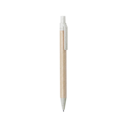 Esferográfica Cartão Reciclado/ Palha de Trigo/ ABS Desok