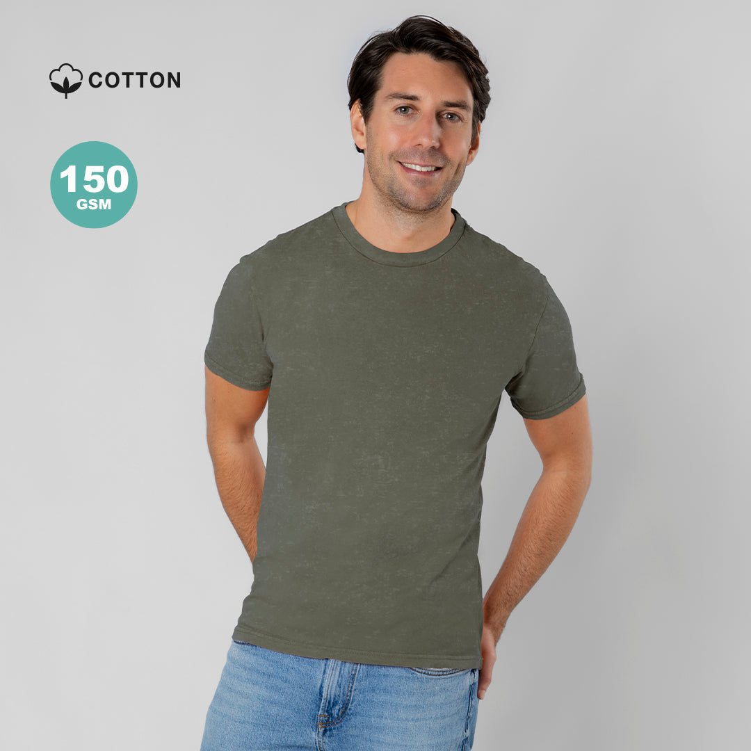 T-Shirt Efeito Ganga Lavado Sury | Algodão Ring Spun 150g | Peça Única