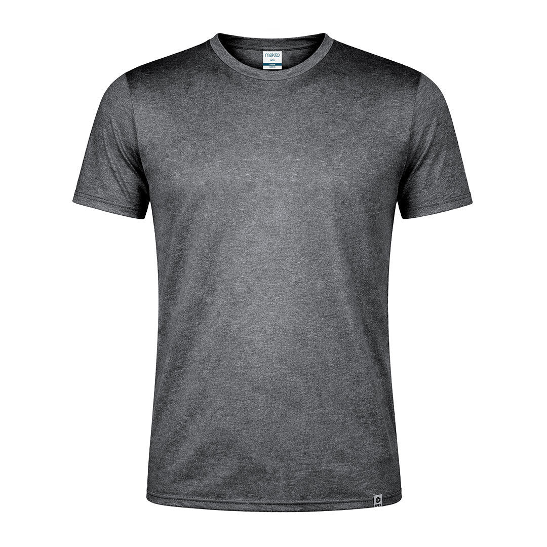 T-Shirt Técnica Reciclada Rits | Poliéster Reciclado Efeito Melange | Peça Única