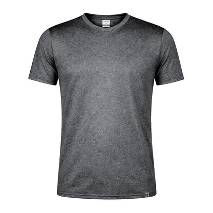 T-Shirt Técnica Reciclada Rits | Poliéster Reciclado Efeito Melange | Peça Única