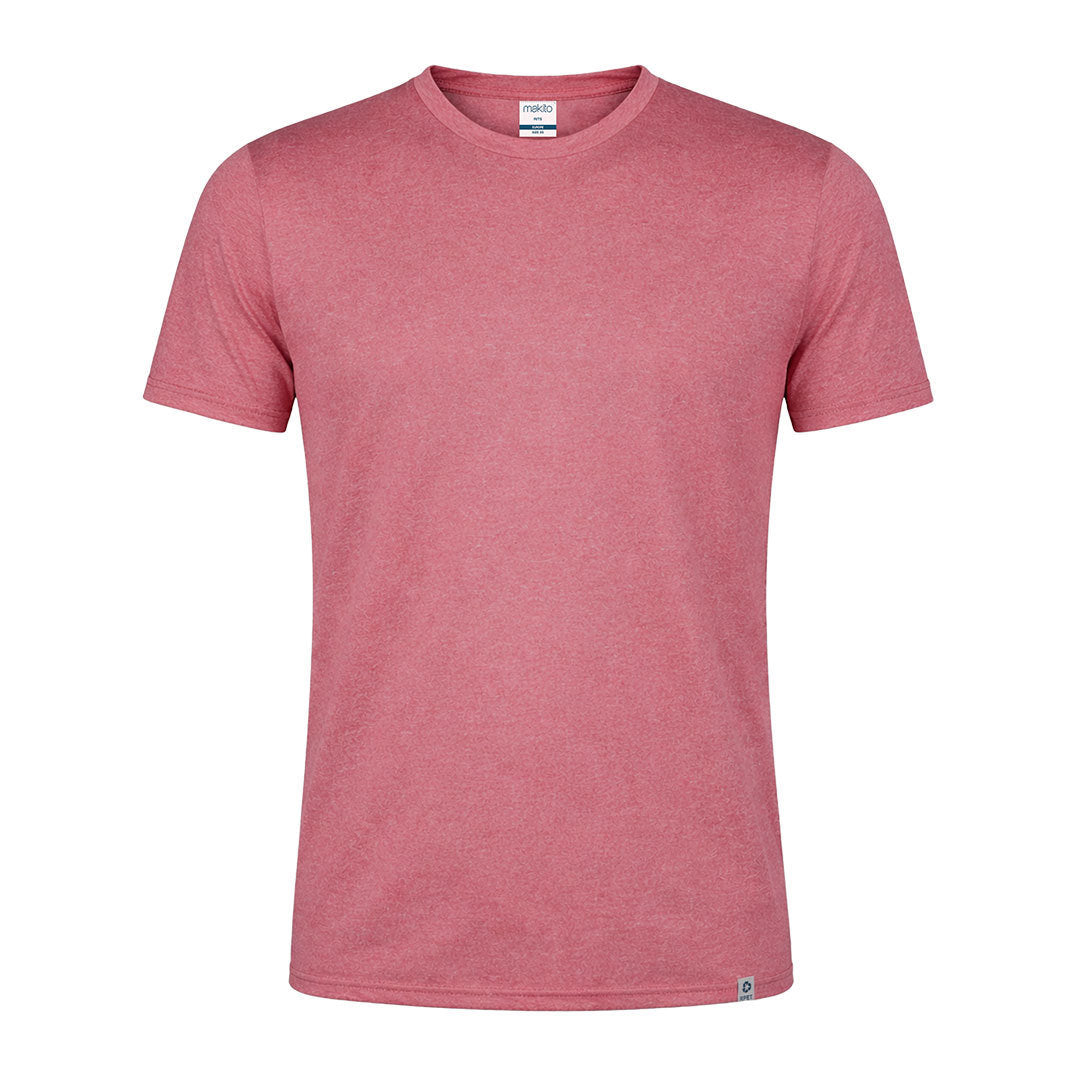 T-Shirt Técnica Reciclada Rits | Poliéster Reciclado Efeito Melange | Peça Única