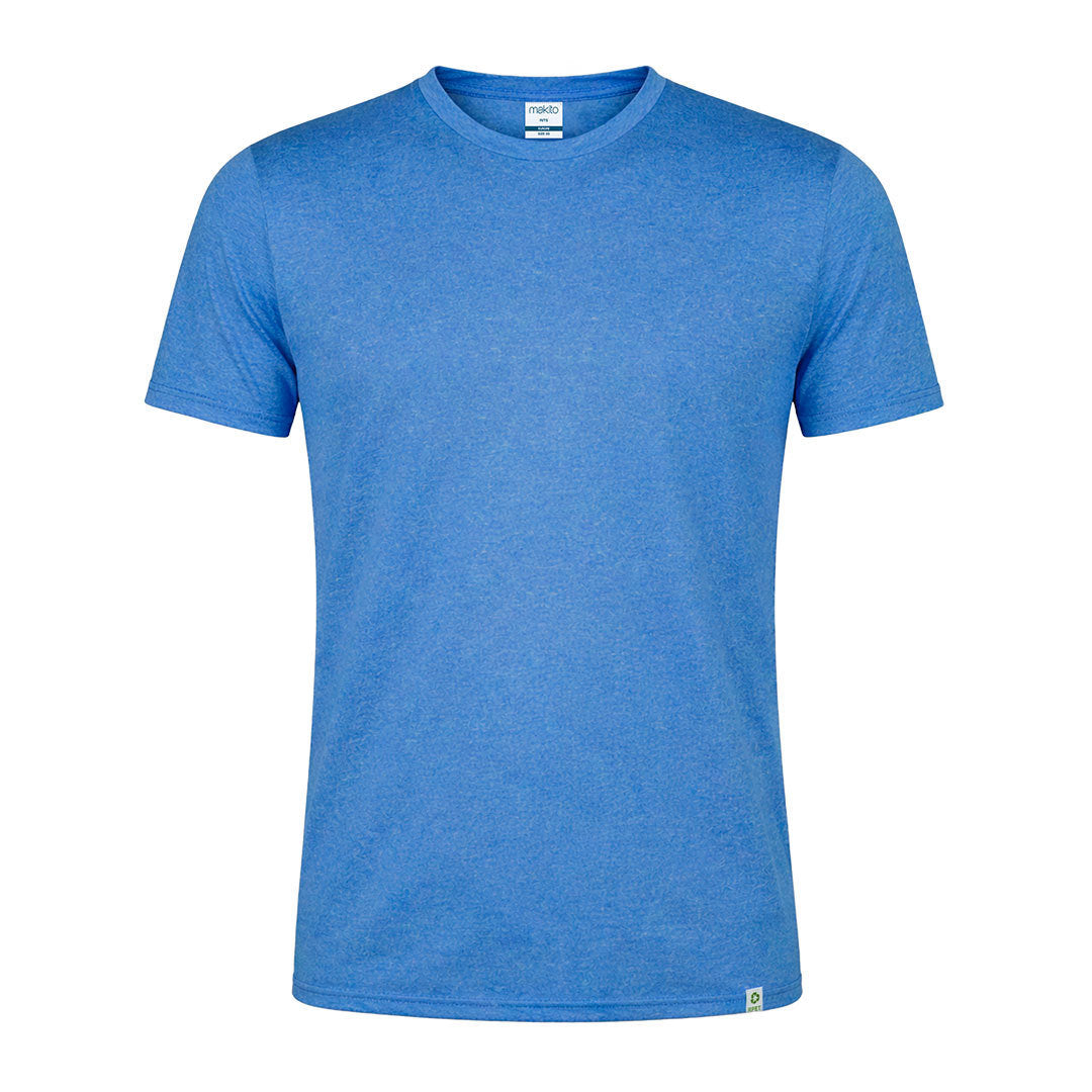 T-Shirt Técnica Reciclada Rits | Poliéster Reciclado Efeito Melange | Peça Única