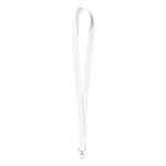 Lanyard Poliéster Nec | Gancho Metálico Giratorio | 13 Colores | Blanco Sublimación | Regalo