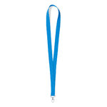 Lanyard Poliéster Nec | Gancho Metálico Giratorio | 13 Colores | Blanco Sublimación | Regalo